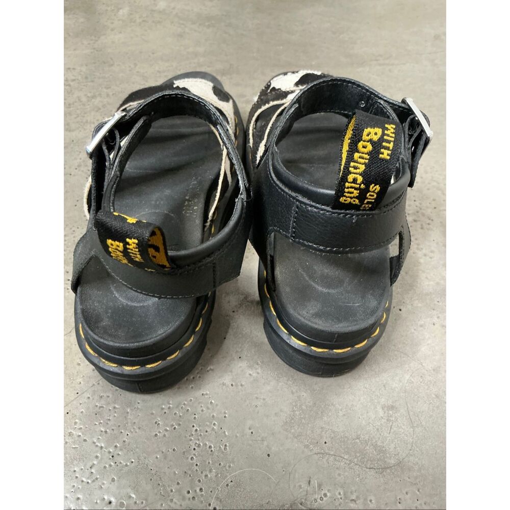 Dr. Martens Blair Platform Sandals | Black in 7 - Picture 6 of 9